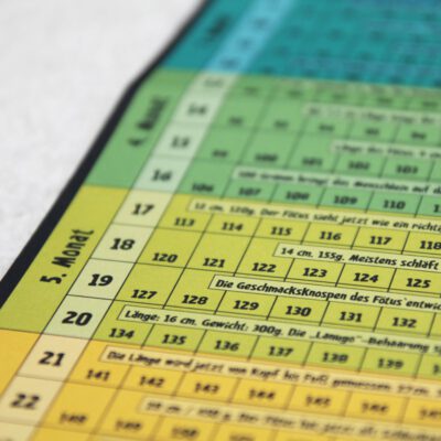 Schwangerschaftskalender mit Minitagebuch Regenbogen – Bild 3