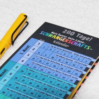 Schwangerschaftskalender mit Minitagebuch Regenbogen – Bild 2