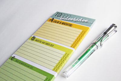 To-Do-Liste Prioritäten A, B, C