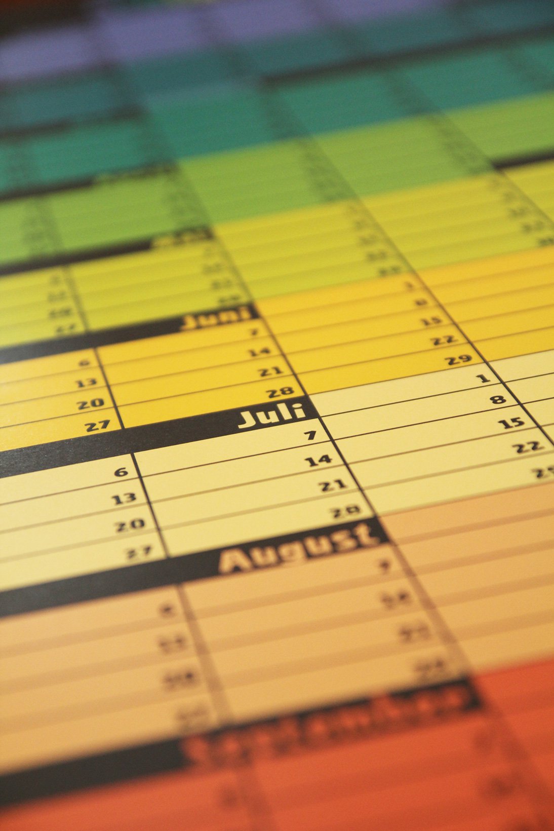 Geburtstagskalender „Regenbogen“ – Bild 2