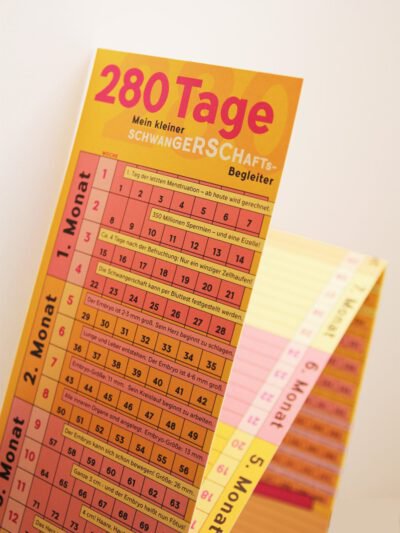 Schwangerschaftskalender Rosa-Gelb