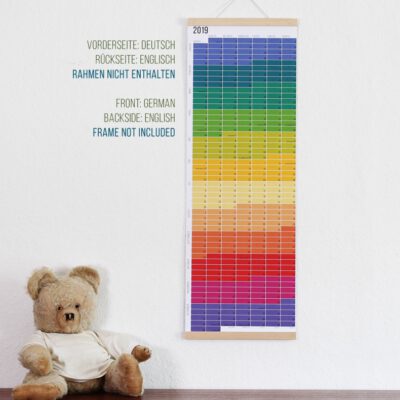 Wandkalender 2019 Regenbogen Wi-La-No