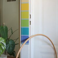 Messlatte mannometer bunt