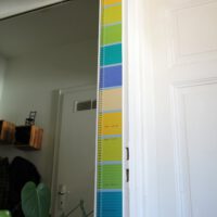 Messlatte mannometer bunt
