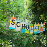 Schulkind ABC Postkarten Einschulung Erster Schultag