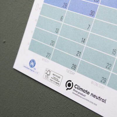 Wandkalender 2021 Jahresplaner Wallplanner Calendar 2021 Wi-La-No Pastell