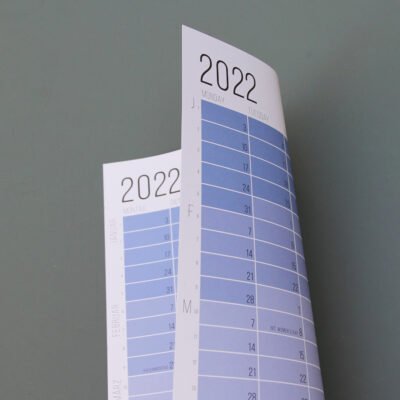 Wandkalender Jahresplaner Blue Hour Blaue Stunde Kalender Wi-La-No 2022