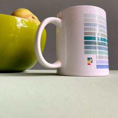 Gestreifter Kaffeebecher Kaffeetasse Teetasse geringelt Wi-La-No geringelter Becher