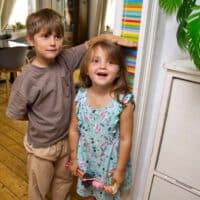 Messlatte für Kinder MannoMeter Messleiste Kinderzimmerdekoration von Wi-La-No®