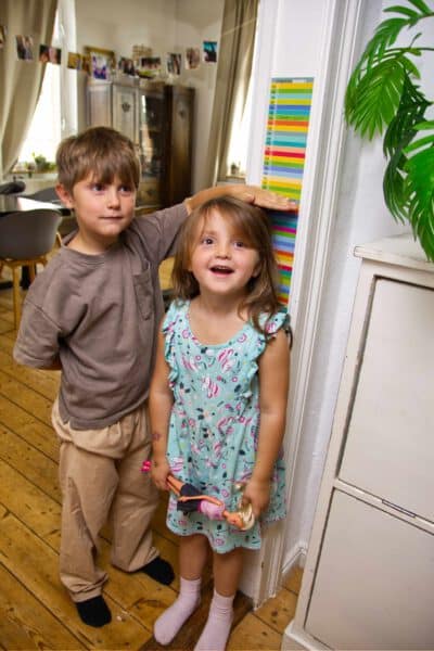 Messlatte für Kinder MannoMeter Messleiste Kinderzimmerdekoration von Wi-La-No®