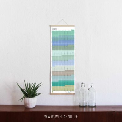 Pastell 2023 Wallplanner Wandkalender Jahresplaner 2023