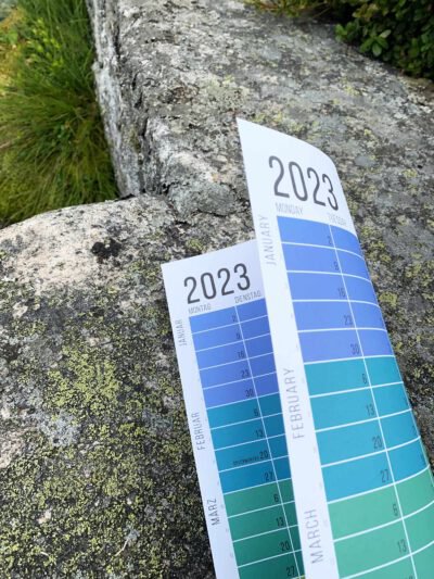 Regenbogen 2023 Wallplanner Rainbow 2023 Wandkalender Jahresplaner 2023