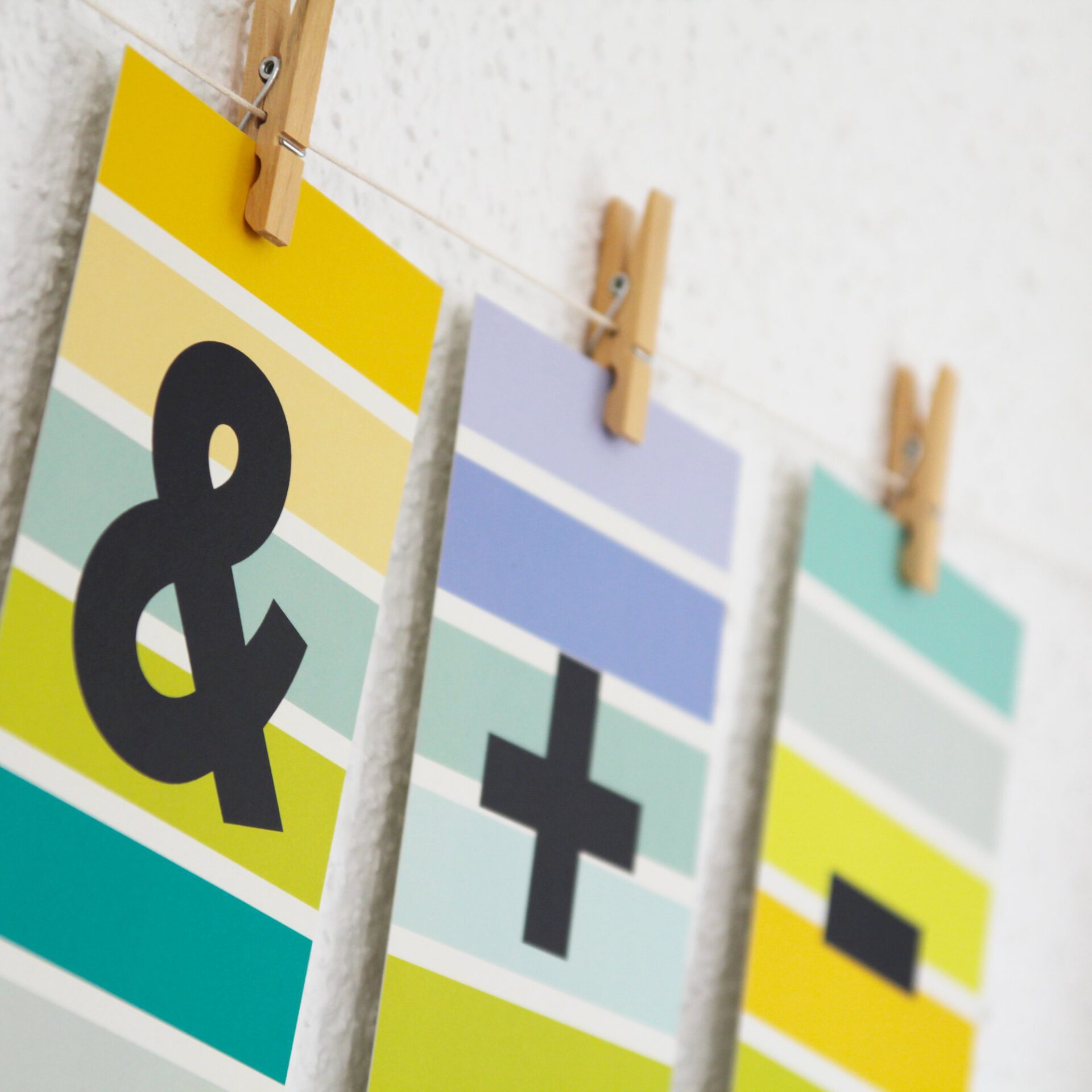 Sonderzeichen im Wi-La-No-Streifendesign