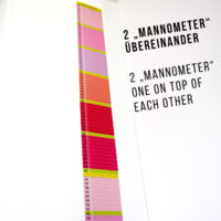 Rosa-pink Messlatte für Kinder Messleiste aus Pappe „Mannometer“ Kinderzimmerdekoration Farbvariante Rosa-Pink