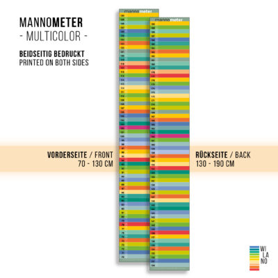 Mannometer – Die pfiffige Messlatte für Kinder - minimalistisches Design von Wi-La-No® by Anette Pörtner