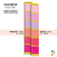 Mannometer – Die pfiffige Messlatte für Kinder - minimalistisches Design von Wi-La-No® by Anette Pörtner