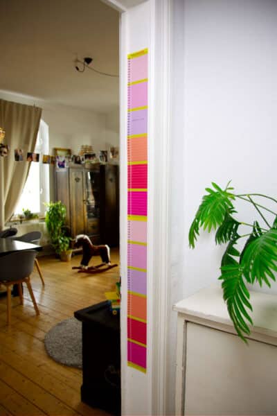 Mannometer – Die pfiffige Messlatte für Kinder - minimalistisches Design von Wi-La-No® by Anette Pörtner