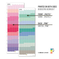 Wandkalender 2025 Rosa Flieder Pink Violett Lila Kalender Jahresplaner 2025 Homeoffice Wallplanner Designkalender