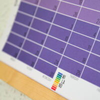 Wandkalender 2025 Rosa Flieder Pink Violett Lila Kalender Jahresplaner 2025 Homeoffice Wallplanner Designkalender