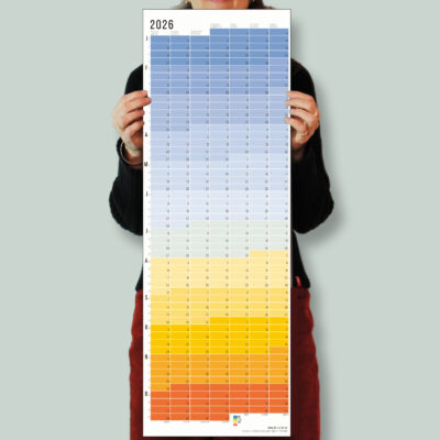 Wandkalender 2026 Blue Hour Blaue Stunde Kalender Jahresplaner 2026 Homeoffice Wallplanner Designkalender