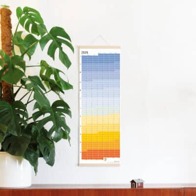 Wandkalender 2026 von Wi-La-No Blue Hour Kalender Jahresplaner 2026 Homeoffice Wallplanner Designkalender