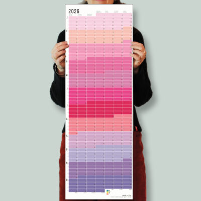 Wandkalender 2026 Rosa Flieder Pink Violett Lila Kalender Jahresplaner 2026 Homeoffice Wallplanner Designkalender