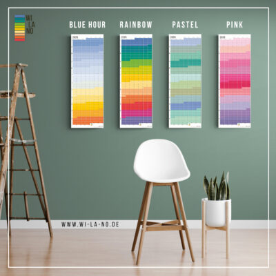 Wandkalender 2026 von Wi-La-No Kalender Jahresplaner 2026 Homeoffice Wallplanner Designkalender