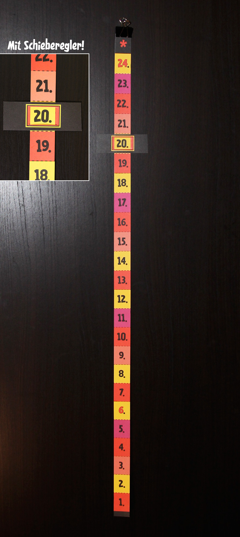 DIY Adventskalender Bastelbogen – Bild 7