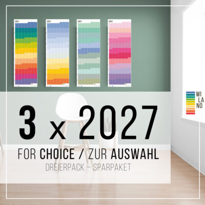 Dreierpack Wi-La-No-Kalender 2027